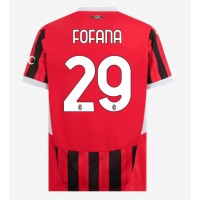 Camisa de time de futebol AC Milan Youssouf Fofana #29 Replicas 1º Equipamento 2024-25 Manga Curta